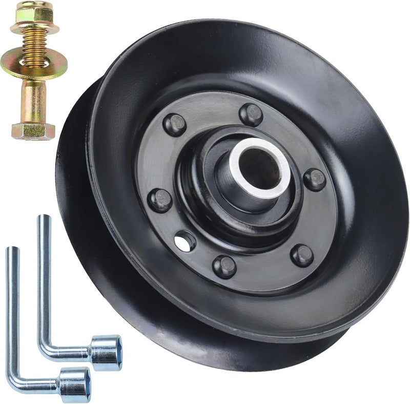 BOSFLAG 756-04325 Idler Pulley Replaces MTD 756-04325 Cub Cadet 756-04325 Troy Built 756-04325 Pulley 756-04325 756 04325 75604325 for Craftsman T1000 T1200 T1400 T1600 T1800 T2700 T1100 T3000 Tractor - Image 1